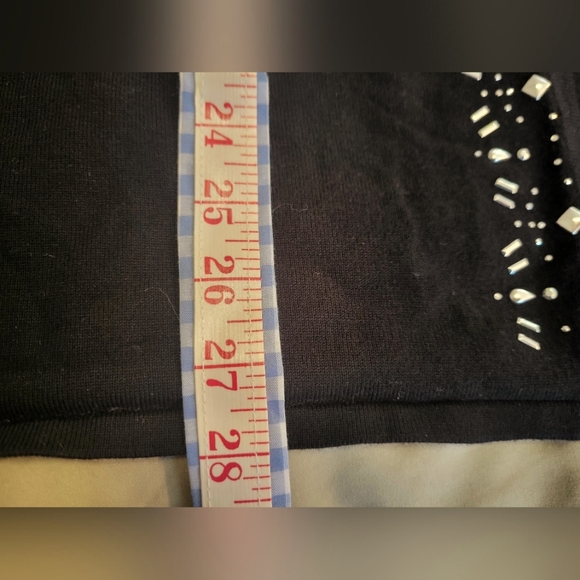 4 for $30 ๐ TanJay knit sparkley 3/4 sleeve fooler twin set size 2X - Picture 5 of 8